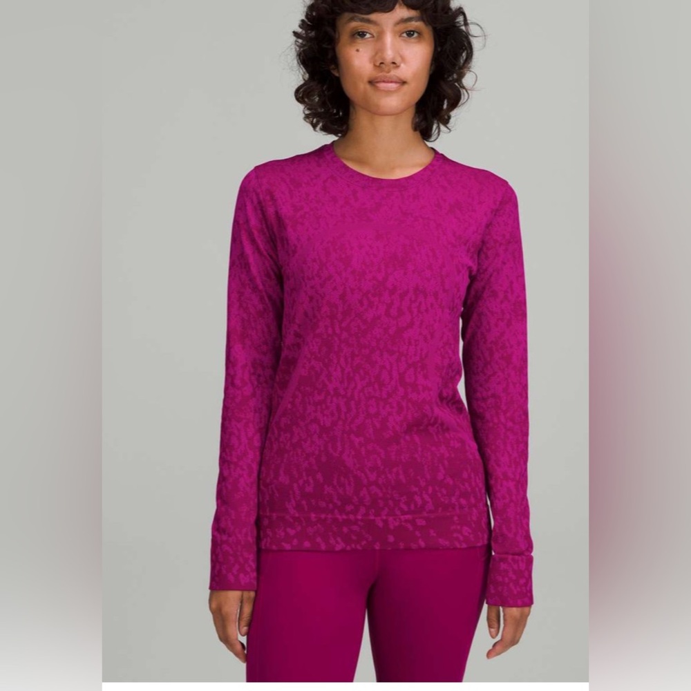 Lululemon Swiftly Relaxed-Fit Long Sleeve Shirt. Camo